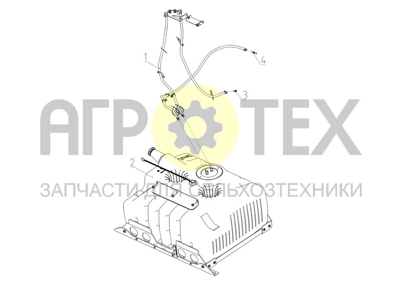 Чертеж Система питания топливом (КСУ-2.05.01.000Ф)